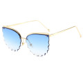 2020 New Fashion Sunglasses For Men And Women Trendy Rimless Multicolor Cat Eye Sunglasses